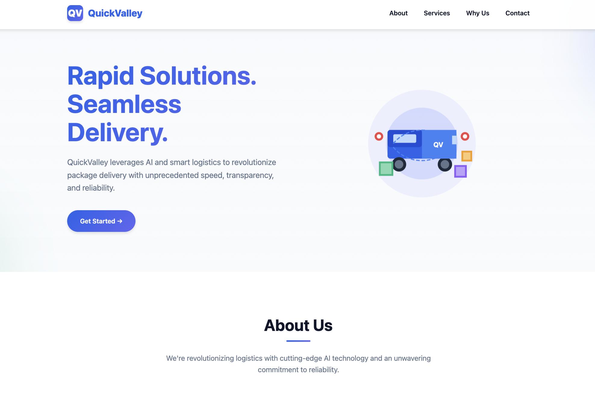 QuickValley Homepage